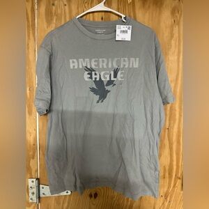 American Eagle Outfitters Men's Gray Tee